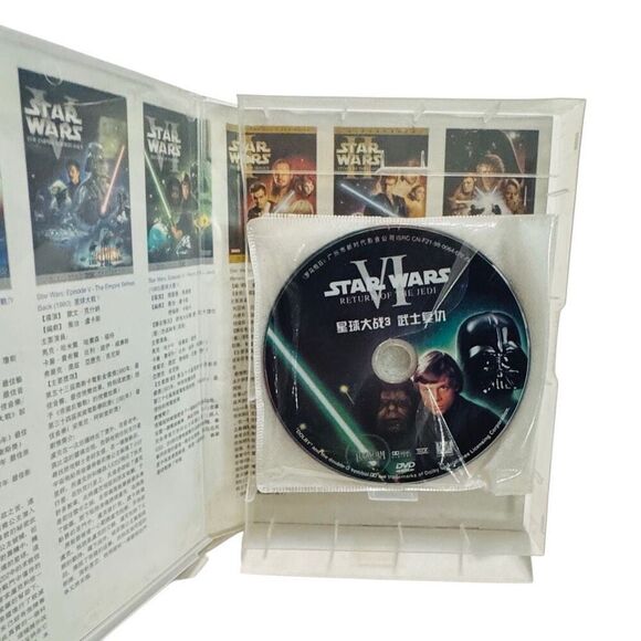 Star Wars Trilogy + Prequels [Korean Subtitles] 6 DVDs 2004 - Rare Import - Picture 4 of 9